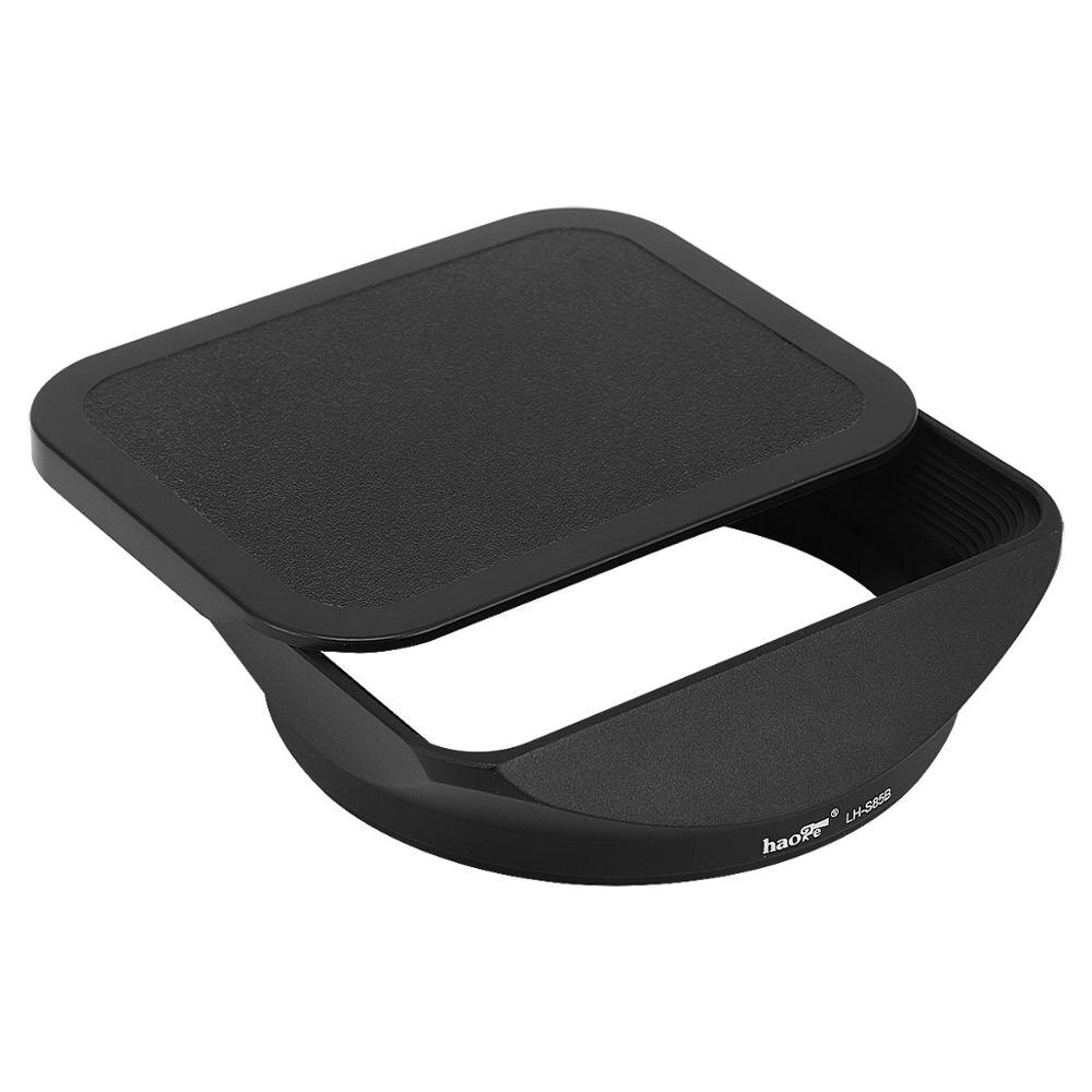 Haoge LH-S85B Bajonet Vierkante Metalen Zonnekap Shade Met Cap Voor Sony Fe 85Mm F1.8 SEL85F18 Lens