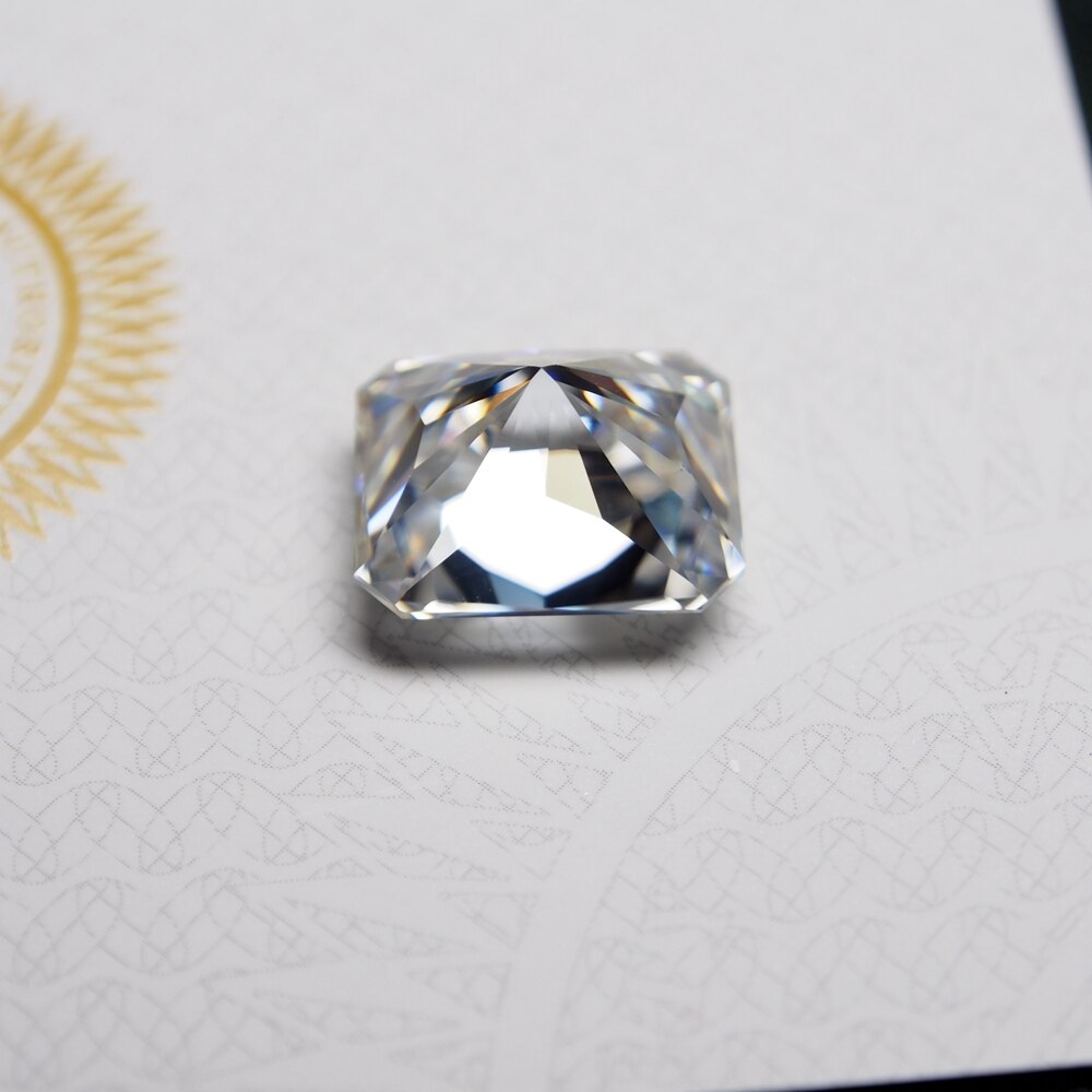 Meisidian 5X3 Mm Radiant Cut 0.3 Carat D VVS1 Wit Moissanite Steen