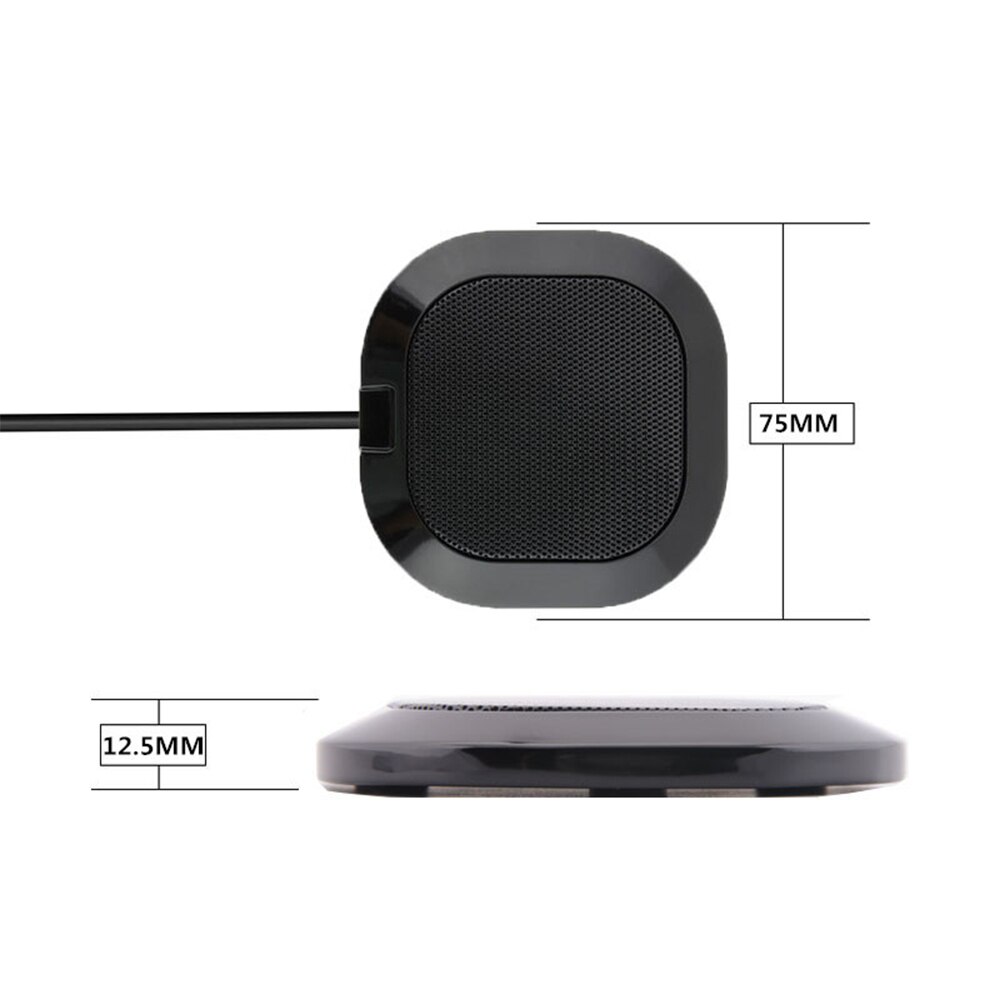 Desktop USB Computer Microphone 360° Omnidirectional Noise Reduction Mic Plug and Play for Windows/Mac for Conference