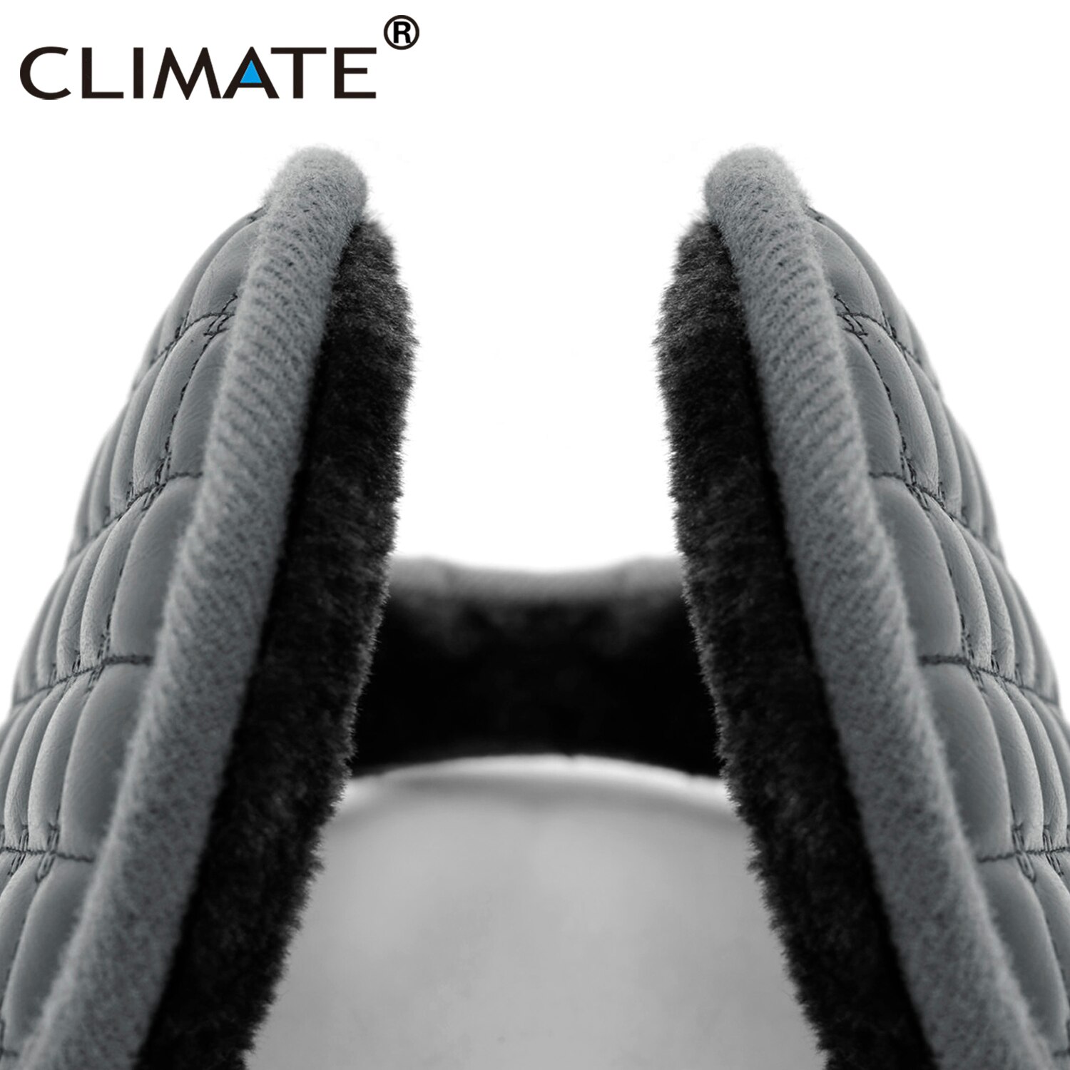 CLIMATE Men Blank Earmuffs Men PU Winter Ear Warmer Cover Muff Cool Army Warm Ear Muff PU Blank Ear Muffs for Men Women