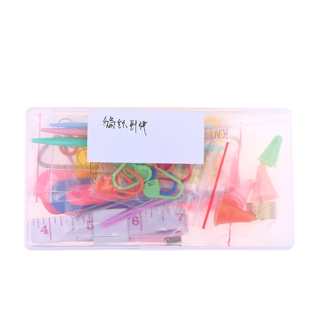 1 Set Knitting knit craft Accessories Supply Set Basic Tools Kits Lots with Case