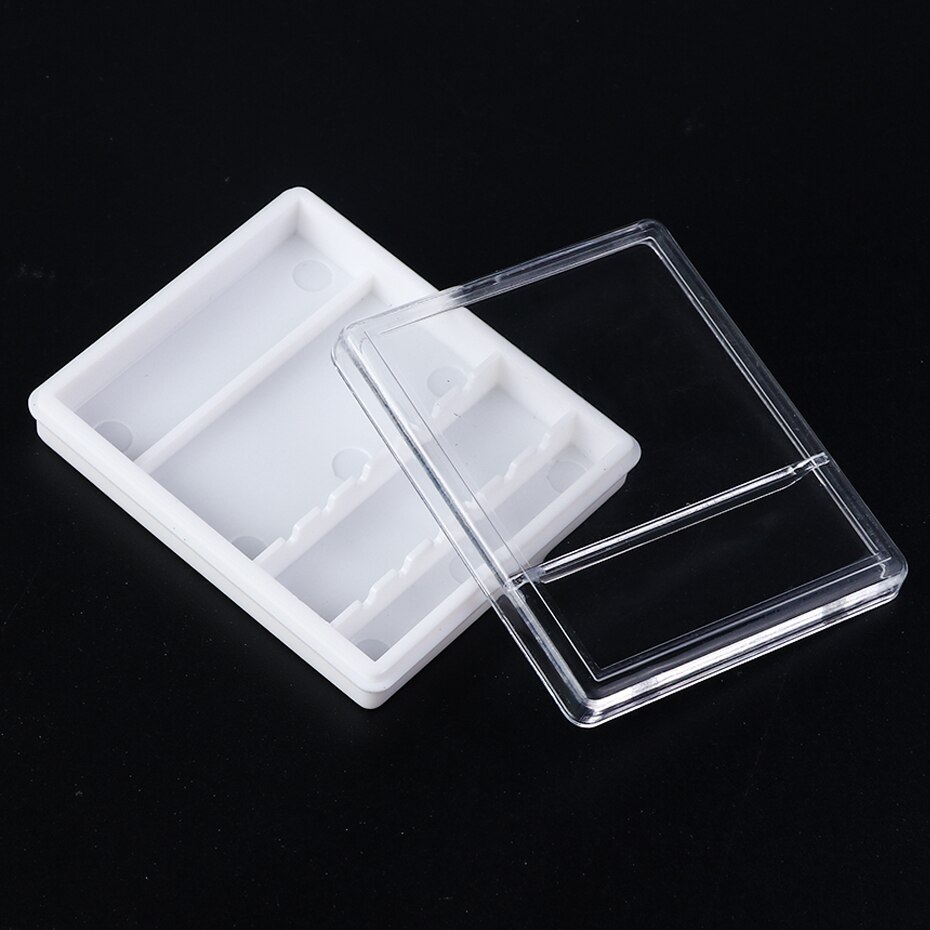 1pcs Nail Drill Bit Storage Box Empty Containers Acrylic Display Holder Milling Cutter Manicure Machine Accessories LA867-1