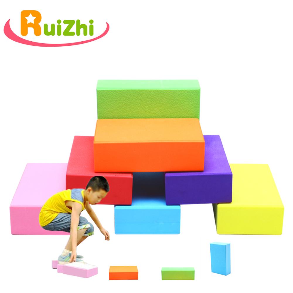 Ruizhi 2pcs/set Children Touch the Stone Across River Brick Kindergarten Game Props Balance Training Sports Kids Teamwork RZ1047