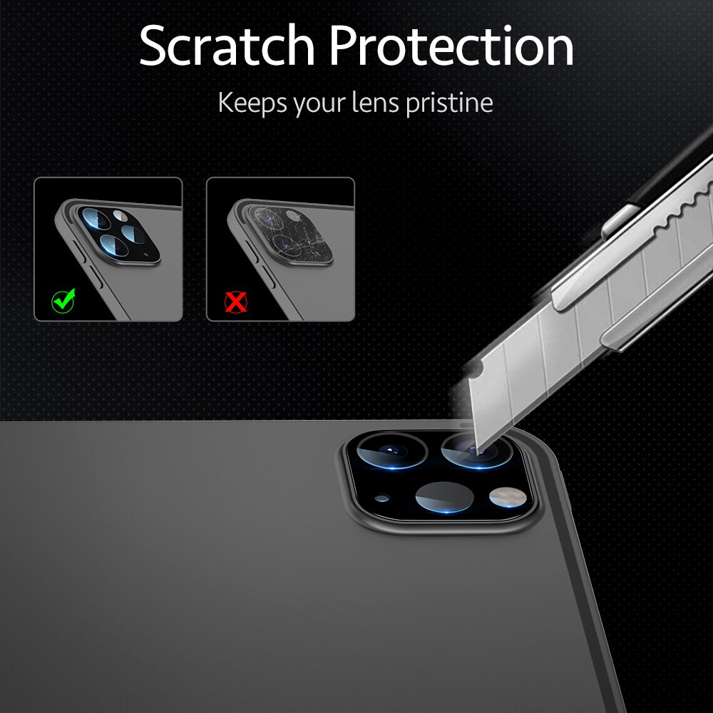 ESR 2PCS Len Film For iPad Pro 11 12.9 HD Camera Protector for iPad Pro Lens Protector Full Camera Coverage Films