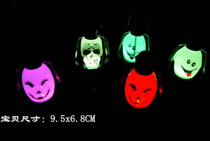 Halloween Schedel Pompoen Kleurrijke Led Speelgoed