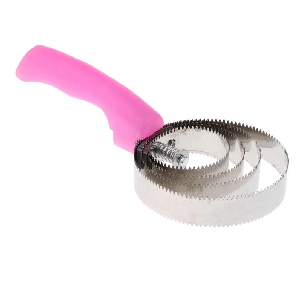 Western Equestrian Horse Currycomb / Pet Curry Comb Groomer - 3 Colors