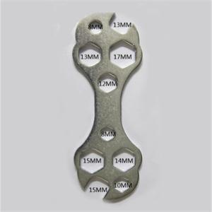 Mini Flat Hexagon Wrench Sizes Steel Hexagon Spanner Repair Tool Hex Key Multi Functions Bike Bicycle Cycling