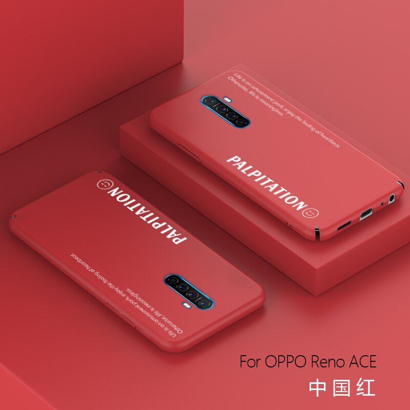 Para OPPO verdadero yo X2 Pro XT X Ultra delgada PC rígido mate colorida cubierta protectora caso para verdadero yo 3 Pro completa de la cubierta de shell: For Realme X2 / red