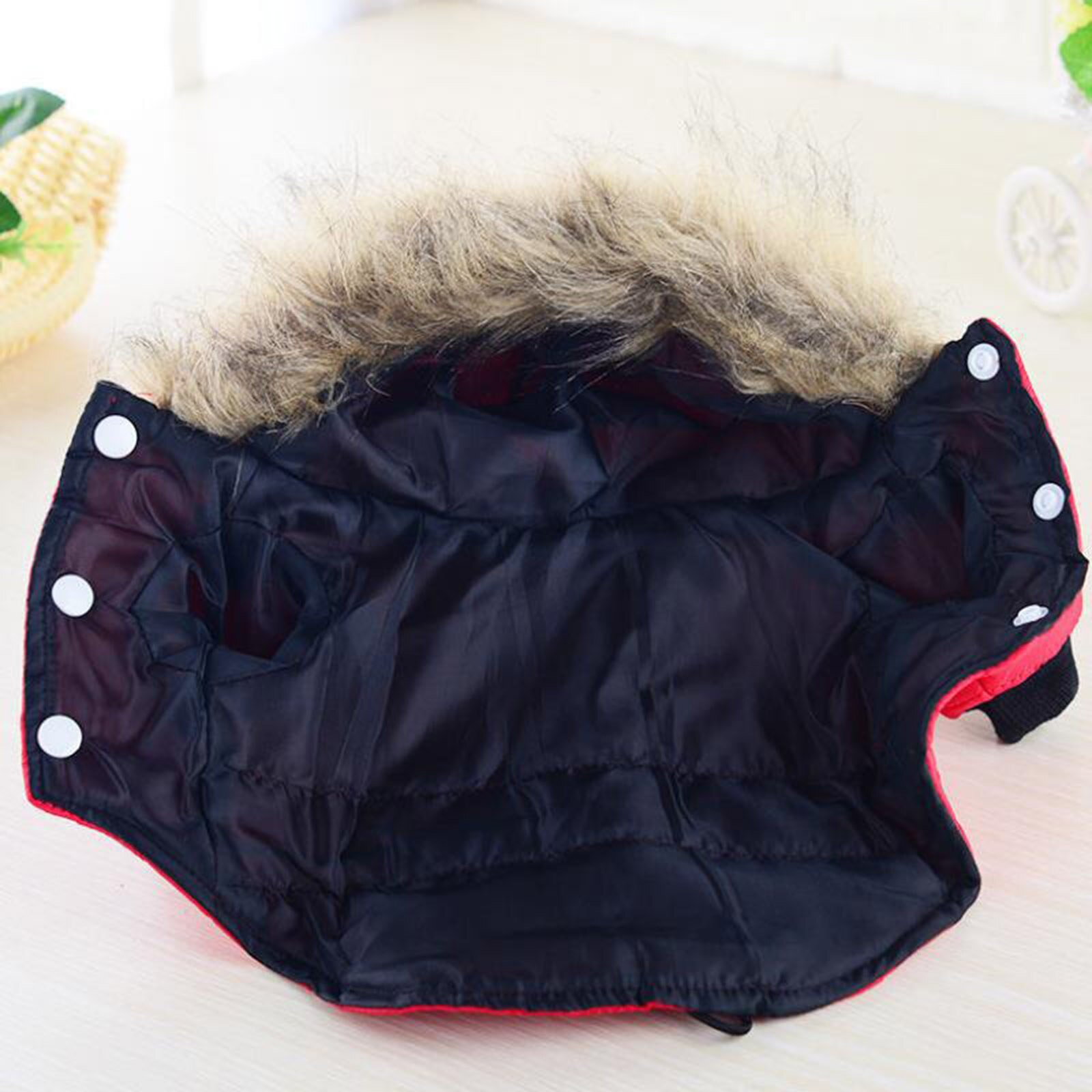 Manteau pour chien de compagnie vestes rembourrées en coton sweat à capuche chiot doux avec chapeau fournitures d'hiver HYD88