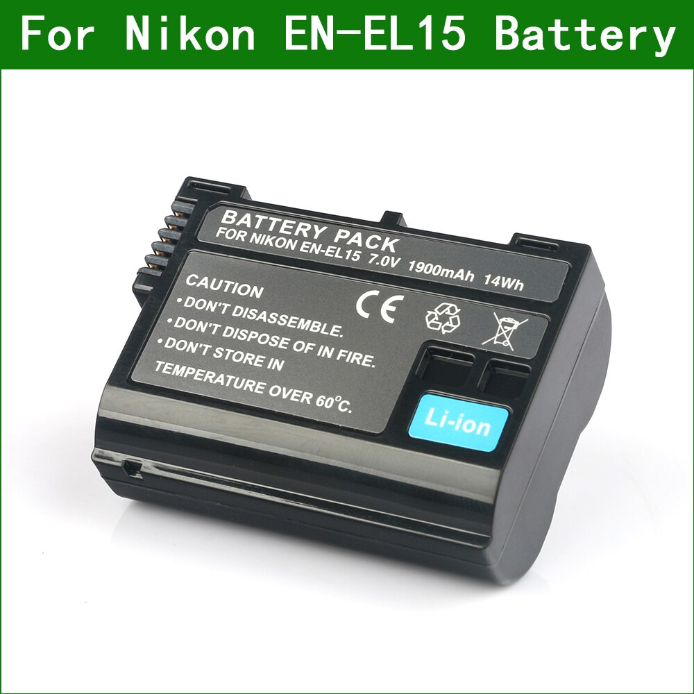 EN-EL15 ENEL15 En EL15 EN-EL15a EN-EL15b EN-EL15e Digitale Camera Batterij Voor Nikon D500 D600 D610 D750 D780 Z6 Z7