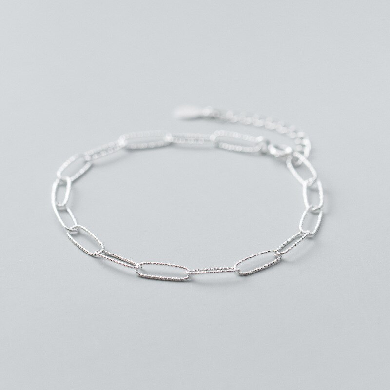 La Monada Ovale Armbanden Voor Vrouwen Zilver 925 Sterling Zilveren Fijne Echt Zilver 925 Sieraden Armband Alleen Keten Vrouwen armband