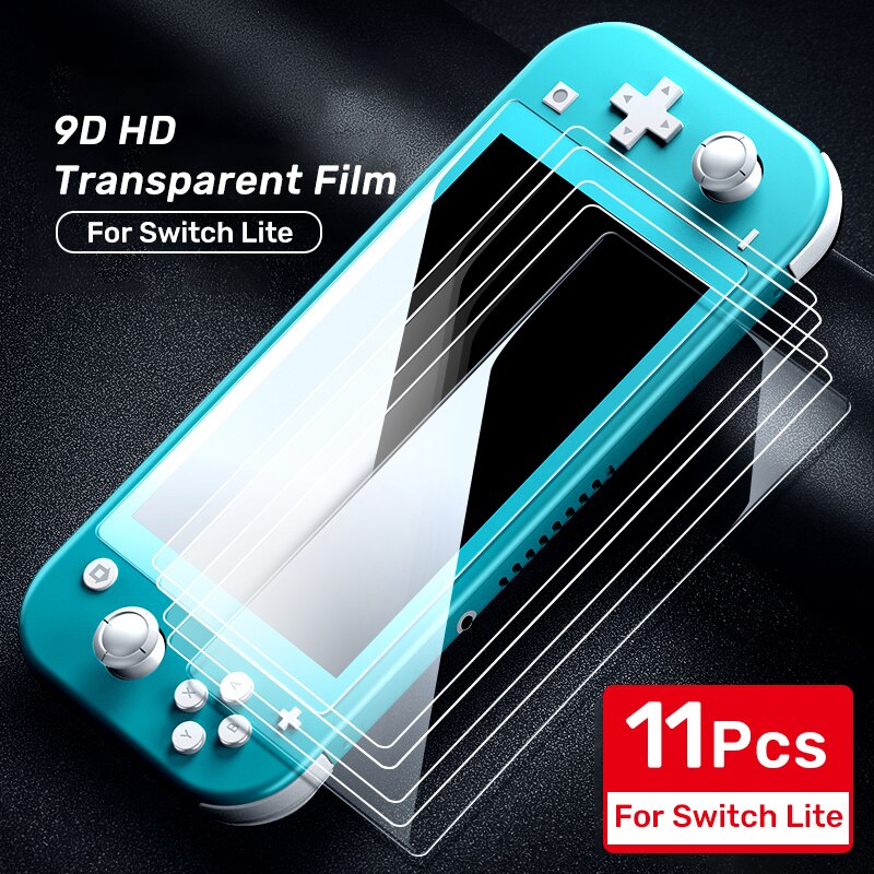 11Pack Schutz Glas für Nintend Schalter Gehärtetem Glas Bildschirm Schutz für Nintendo Schalter Lite NS HD Glas Bildschirm Film: 11Pack HD Lite