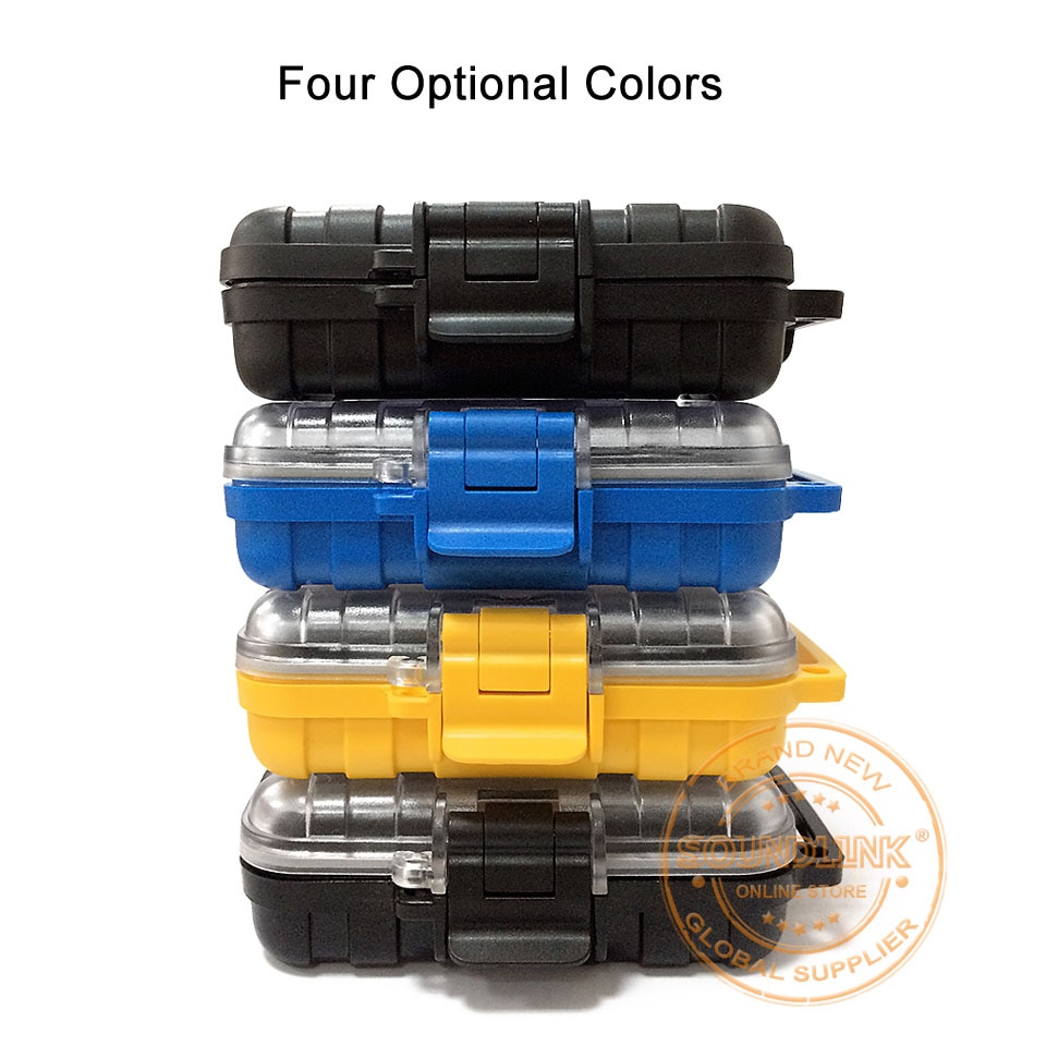 Earphone Waterproof Case Resistance Protective Box Case Portable IEM In-ear Monitor Case Box