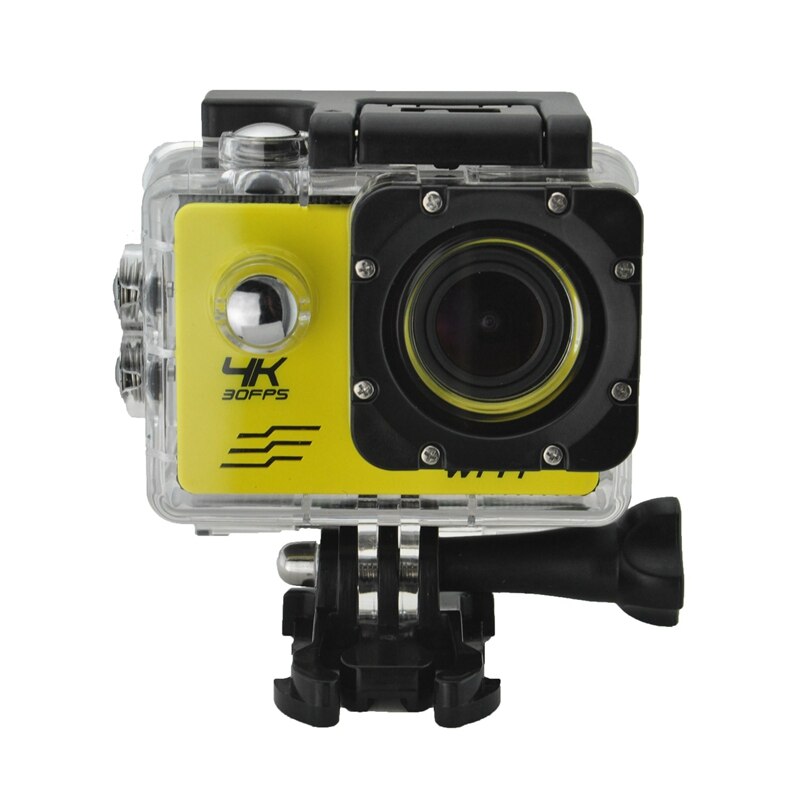 Outdoor Sport Action Camera WIFI 4K 30Fps 2.0LCD 1080P 60Fps Underwater Waterproof Diving Surfing Cycling Helmet Cam: Default Title