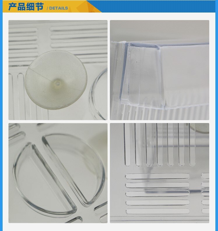 Aquarium de poissons de | Réservoir de poissons pour animaux de compagnie, Guppy, Double élevage, élevage, boîte d'élevage L