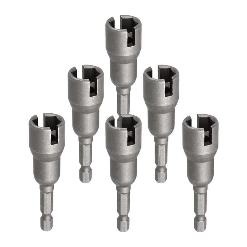 Bout Dopsleutel 1/4 Hex Shank Power Vleugelmoer Driver Slot Vleugelmoeren Boor for Paneelmoeren Schroeven oog Haak Bout (Color : 10mm
