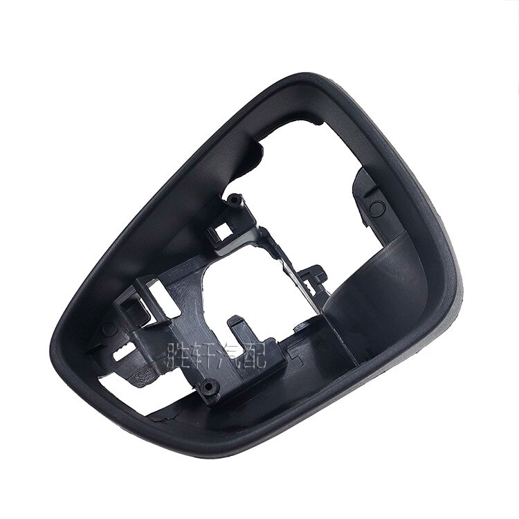 Cornice Specchietto Retrovisore Laterale Per Ford Focus (MK2/MK3) E Mondeo MK4 - Con Foro Per Luce Pozzanghera, Colore Nero