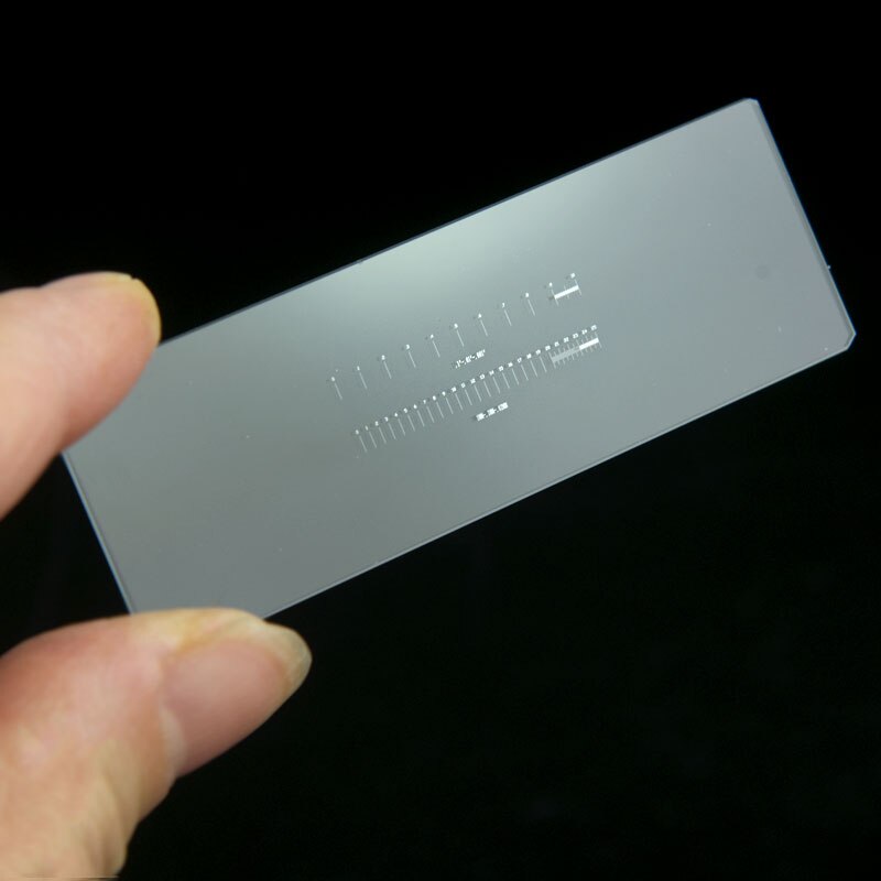 Multifunctional Metric-inch Micrometer Graticule Calibration Slide Optical Microscope Reticle Ruler High Accuracy