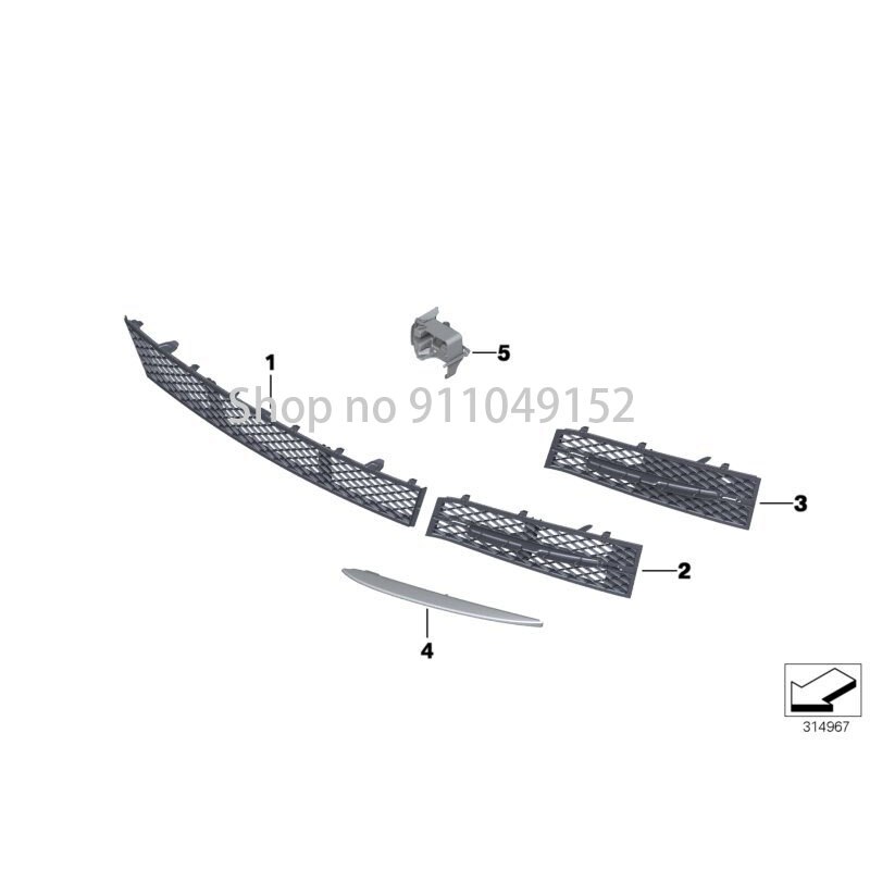 Auto Decoratieve Staaf Rechts Bm WF10 523I N52N F10 523I N53 F10 525D N57 F10 528I N53 F10 530D N57 decoratieve Staaf Rechts