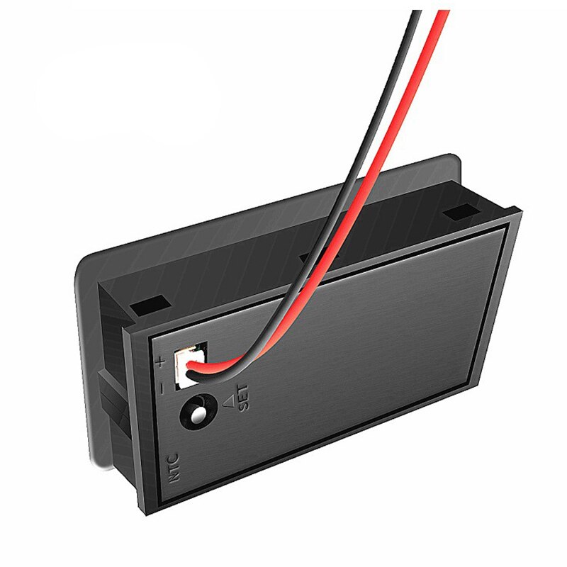 Li-Ion Lifepo4 Lood-zuur Batterij Capaciteit Indicator 12V 24V 36V 48V 60V 72 Display Lcd voltmeter Temperatuur Meter Tester JS-C35