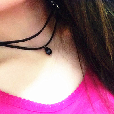 Mode Bohemen Dainty Cirkel Sieraden Ronde Minimalistische Power Kettingen Ketting Voor Vrouwen Sieraden Goedkope Kraag: H