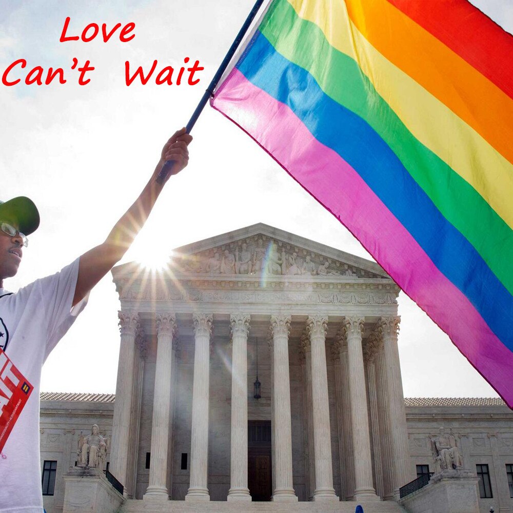 150*90Cm Kleurrijke Polyester Vlag Vechten Voor Liefde Gay Lesbische Indoor Outdoor Rainbow Vlag Party Event Accessoires 3