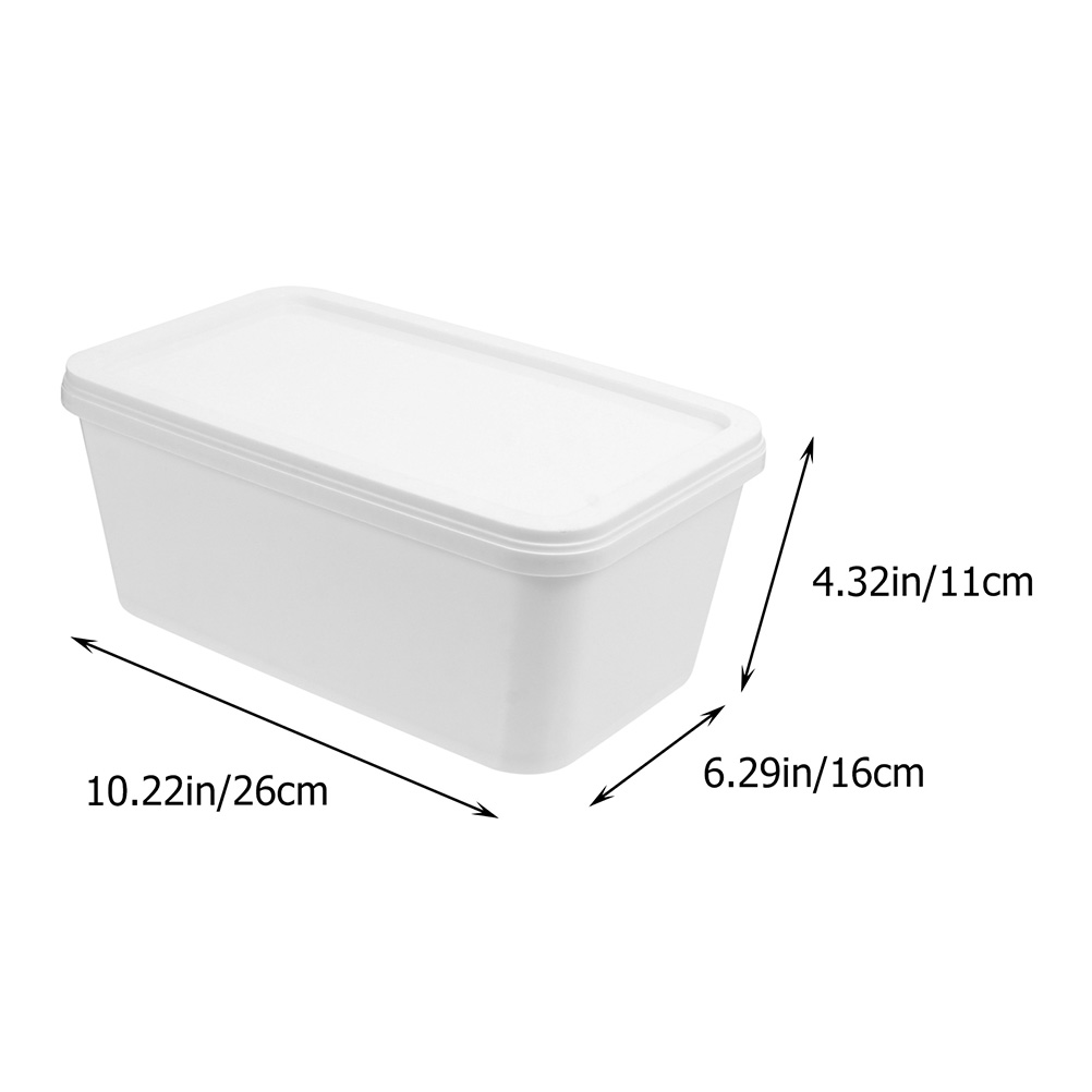 Portable Ice Cream Box Reusable Freezer Container Storage Boxes For Kitchen Fruit Dessert Keeper Dining Bar