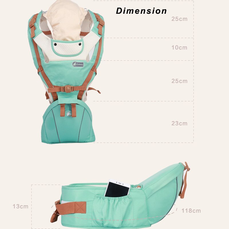 Ergonomische Draagzak Baby Baby Heupdrager Carrier Voorkant Ergonomische Kangoeroe Draagdoek draagdoek voor Baby Reizen