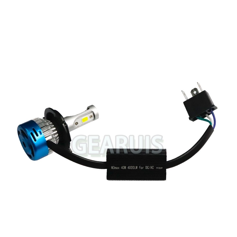1 Set Motorfiets LED Koplamp H4 LED Lamp 3 COB Chips LED H4 HS1 PH7 H6 BA20D Lamp 40 W 4000Lm Super Bright AC DC 12-80 V