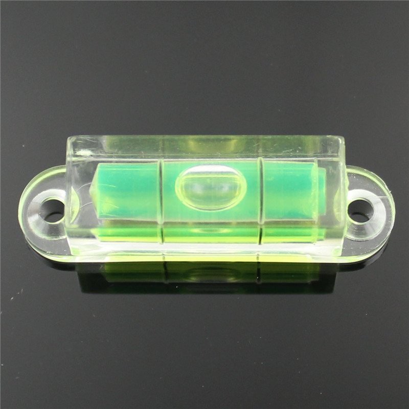 (10 stuks/partij) haccury acryl vierkante waterpas mini waterpas groene kleur met oren