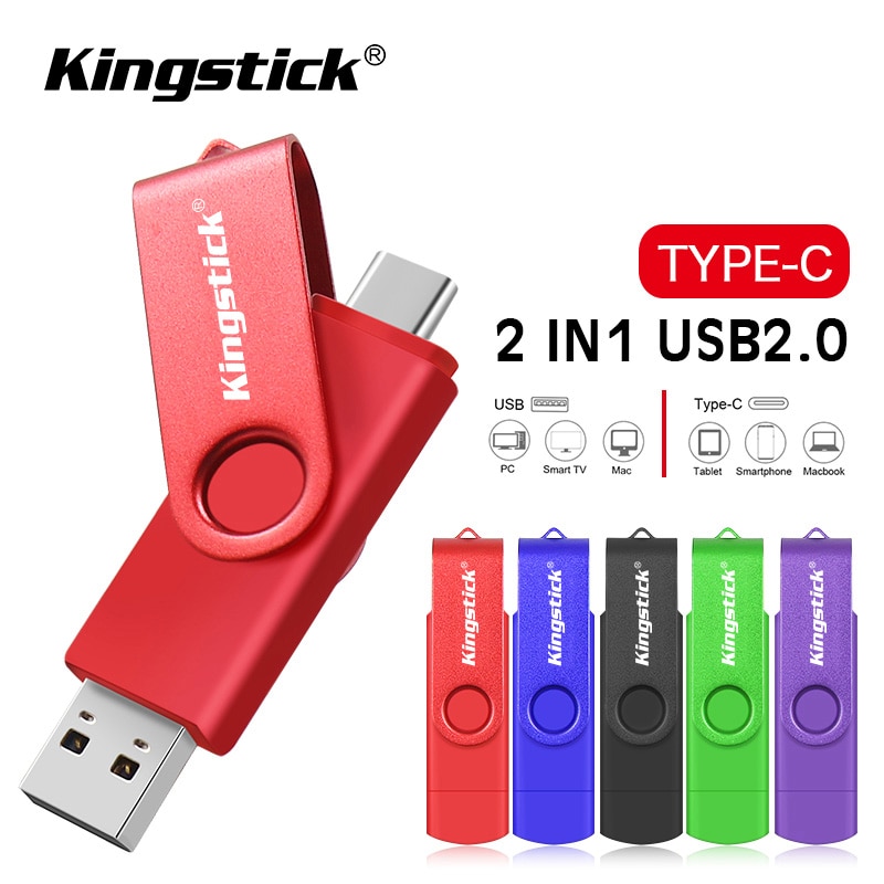 De Metal tipo c usb flash drive 32gb para tipo c smartphone Android 128gb memoria flash 64gb cle usb 8gb 16gb pendrive