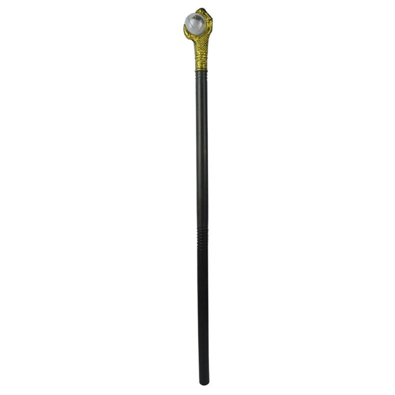 Accesorio de faraón místico, bastón de estilo egipcio antiguo para temática de truco o trato de Halloween, fiestas de: YELLOW