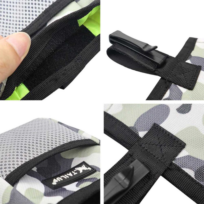 Mini Pet Handen Gratis Training Heuptas Hond Feed Pouch Draagbare Camouflage Patroon Hond Behandelen Waterdicht Doek Zak