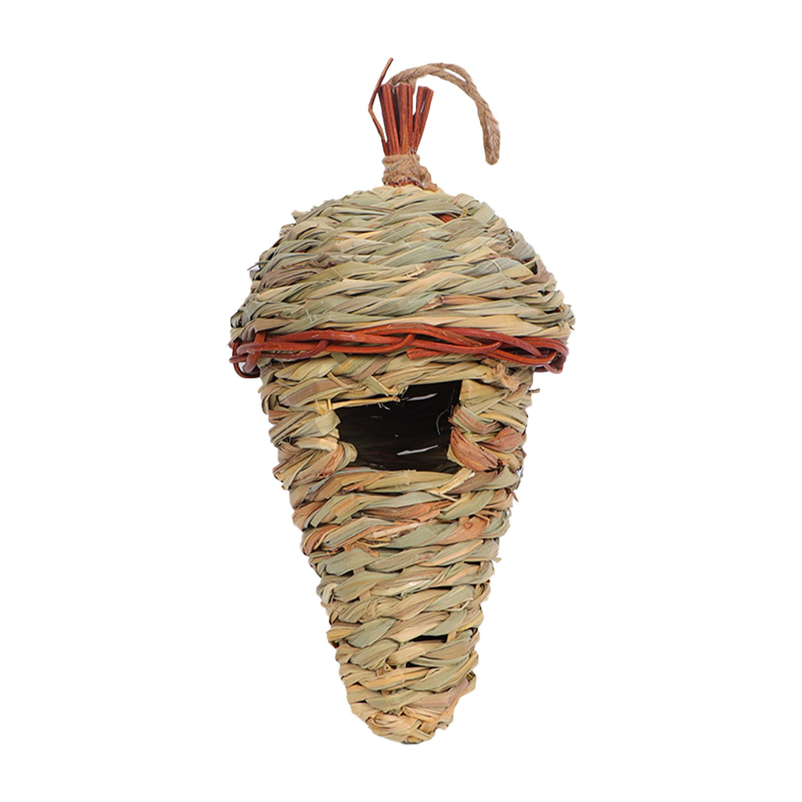 Wooden Birdhouse Garden Courtyard Wooden Bird House Nesting Box Hanging Bird Nests Home Garden Decoration Wooden: I