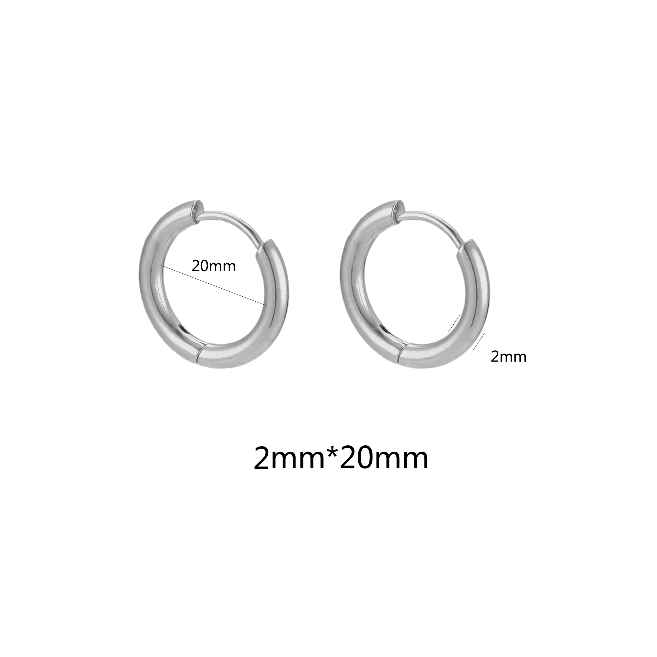 Petites boucles d'oreilles en acier inoxydable pour femmes et hommes, 10 pièces, bijoux à la , , connecteur, accessoires de fabrication de bijoux à faire soi-même: Bleu