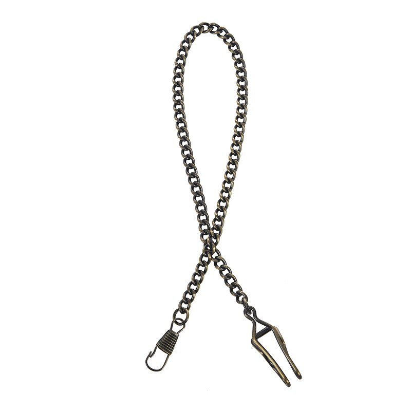 Retro Antique Vintage Pocket Watch Chain Gold