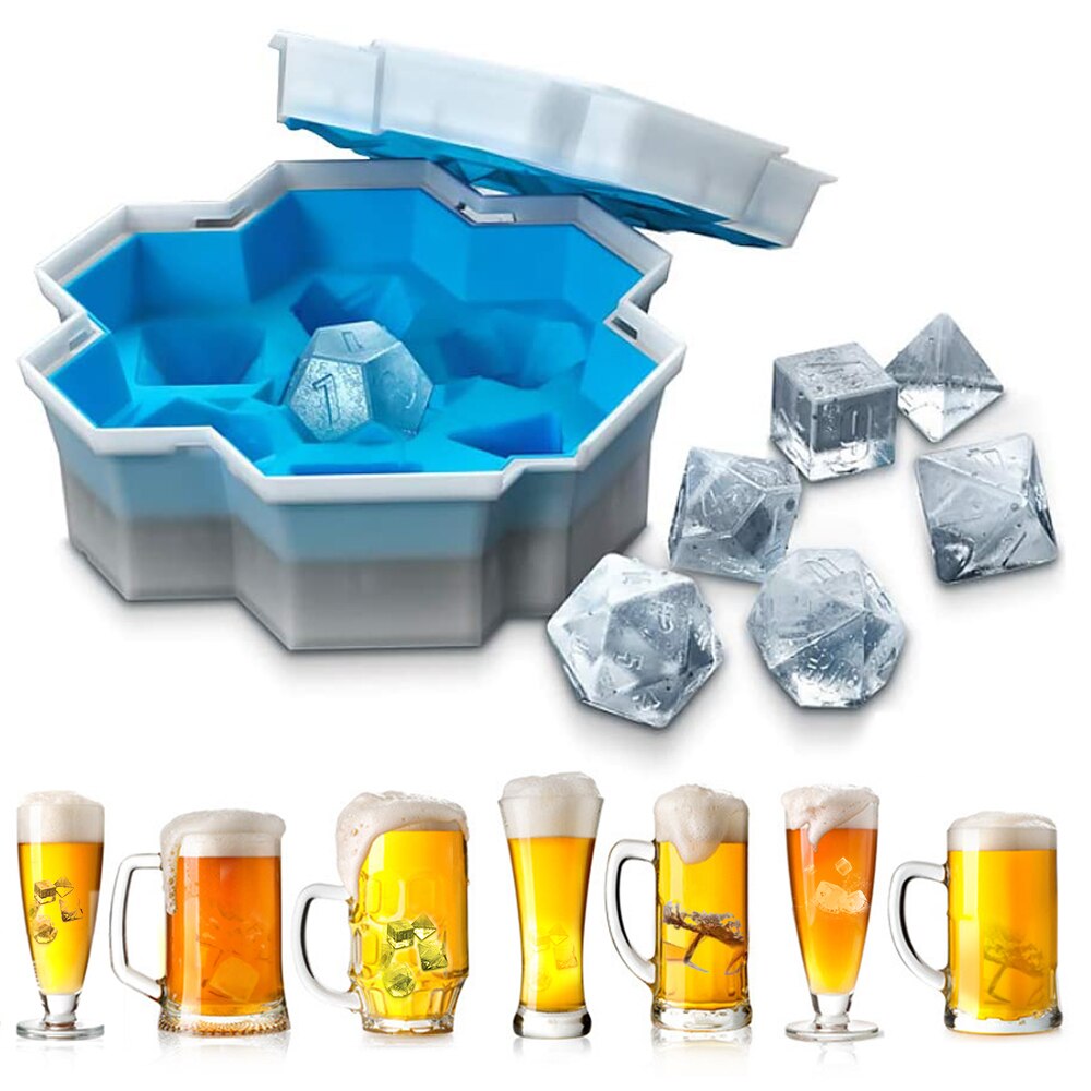 2021Silicone Ice Maker Ice Mold Lade Ice Box Candy Cake Chocolade Mallen Huis Keuken Party Whiskey Cocktail Drinken Accessoires