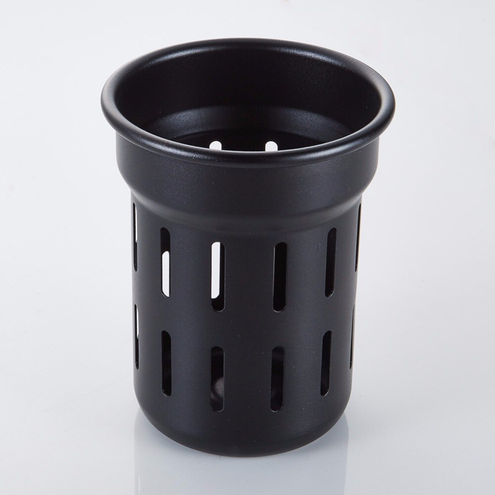 Badkamer Accessoires Wandmontage Zwarte Ruimte Aluminium Badkamer Wc Borstel Houder