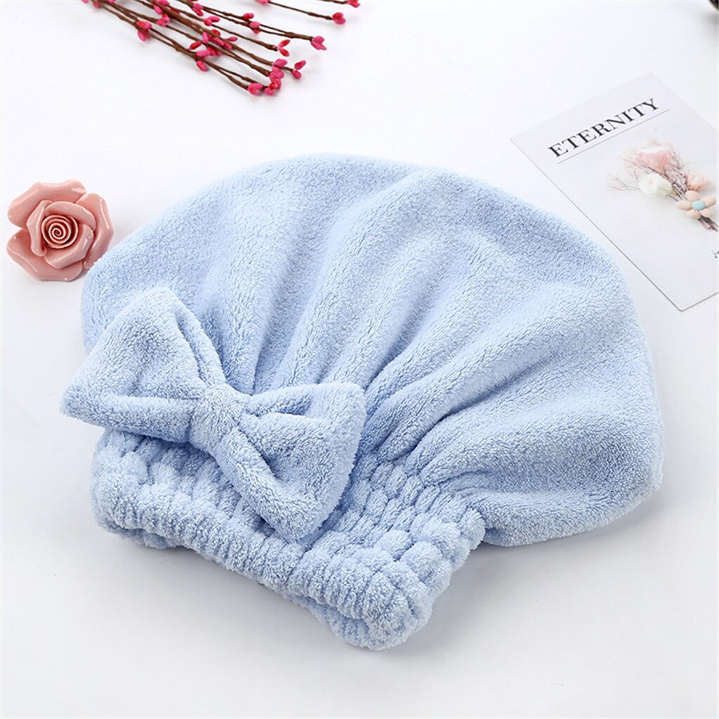 T # Cartoon Microfiber Haar Tulband Snel Droog Haar Hoed Gewikkeld Handdoek Badmuts Super Absorberende Zachte Douche Snel Droog haar Cap