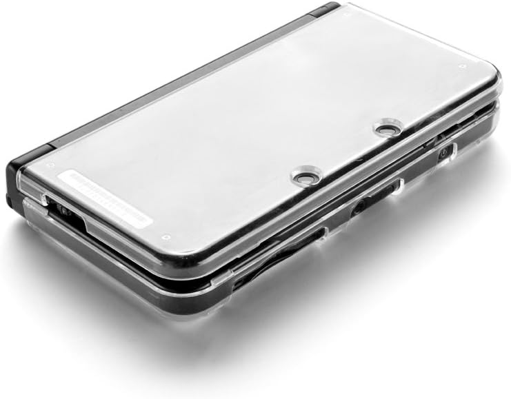 Étui TNP pour modèle 3DS XL LL coque rigide ultra transparente et cristalline sans charnière amélioré]