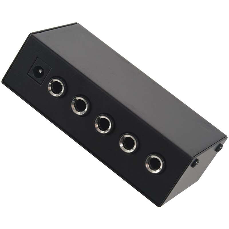 Eu Plug,Ha400 Ultra-Compact 4 Kanalen Mini Audio Stereo Hoofdtelefoon Versterker Met Power Adapter Black