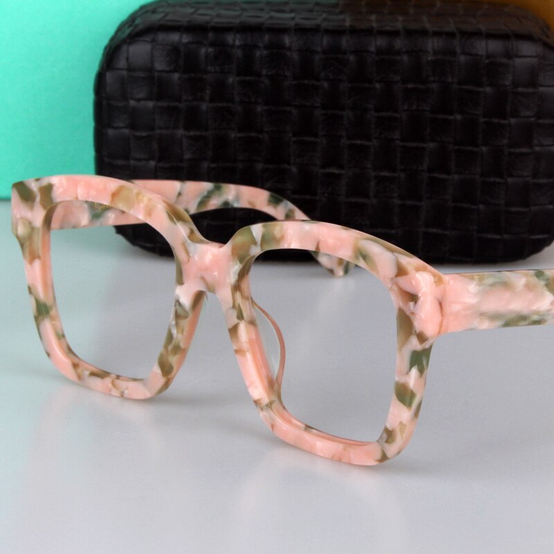 Zerosun Brillen Rahmen Männer Frauen Korea Gläser Männlichen Acetat Schwarz Brille Janpanese Jahrgang retro-Streber Brillen für Optische