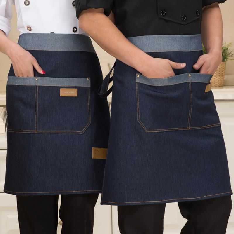 1 piece Unisex Chef apron,Food Cooking sushi Kitchen Work Wear,waitress apron