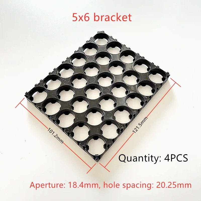 18650 Batterijhouder - Cilindrische Plastic Beugel - Anti-Vibratie - Li-ion Batterij Spacer Pack: Ander