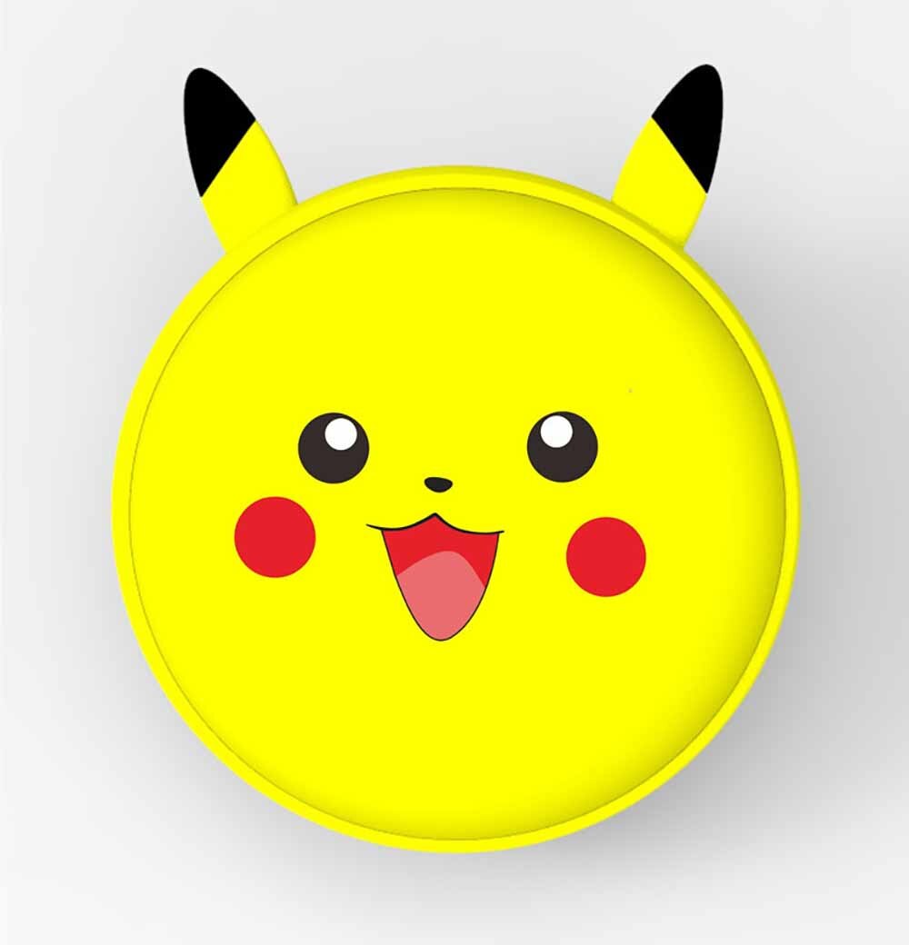 6-8h 6000mAh 4 In 1 USB Rechargeable Electric Hand Warmer Double-Side 0.8s Heating Mini 5V Long-Life Pocket Power Bank Warmer: Yellow
