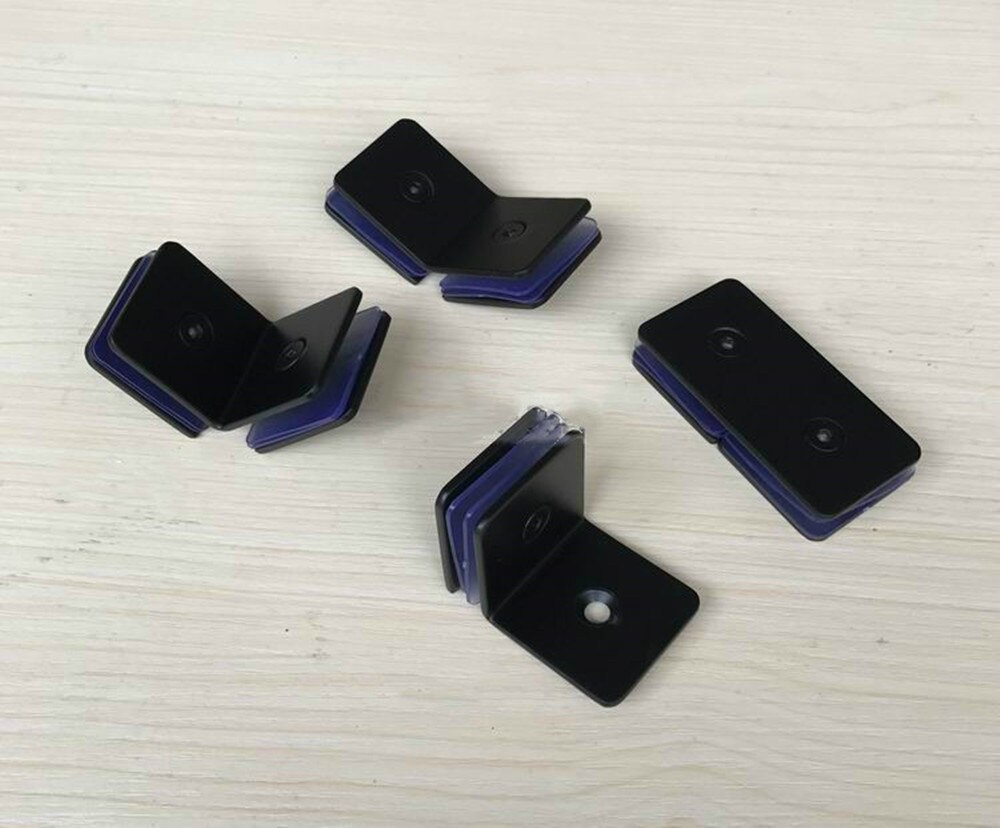 304 stainless steel glass partition code glass to wall 90 degree single side corner code bathroom fixed clamp wall clam(SJ1365)