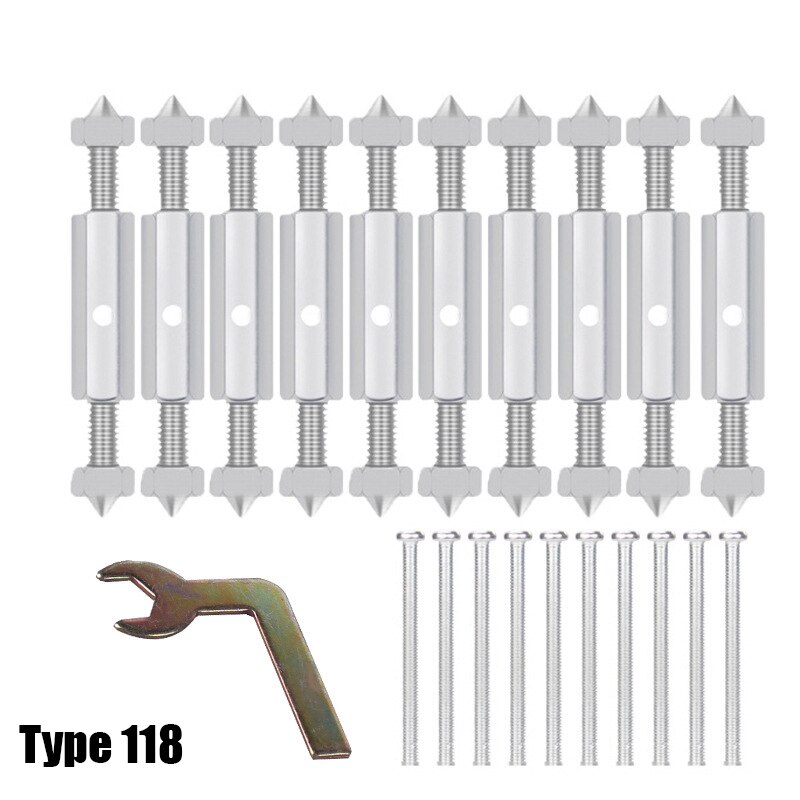 Switch Socket Cassette Screws Support Rod Wall Mount Switch Box Repair Tool Sets for Mounting Box Switches And Sockets D1: Type 118