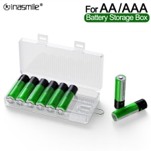 2 4 8 Slots Aa Aaa Plastic Batterij Houder Opbergdoos Batterij Case Cover Voor Aa Aaa Oplaadbare Batterij Container organizer