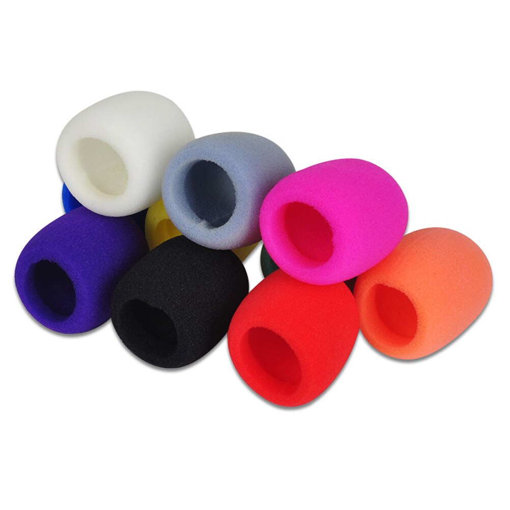 DJ Stage pare-brise pare-brise couverture épaisse lavable 1 pièces mélange couleurs éponge Microphone ensemble mousse de remplacement