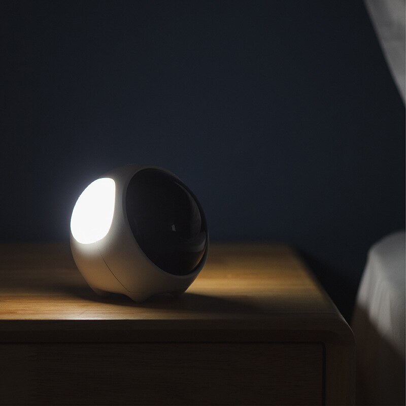 Réveil pour enfants, commande vocale intelligente, veilleuse led, charge, horloge électronique mignonne